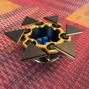 Black and Gold Triangle Top